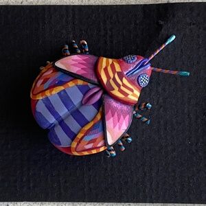 FIMO Polmer Clay Beatle Brooch/Pin NWT
